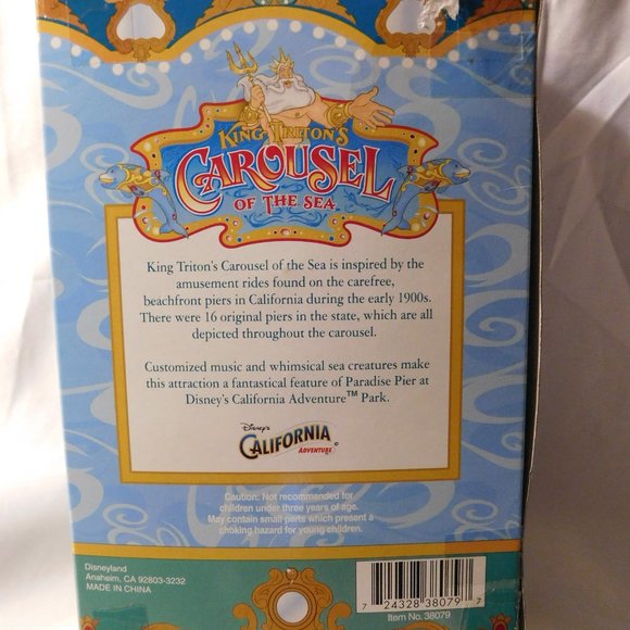 Disney CALIFORNIA ADVENTURE King Triton's Carousel of the Sea Figurine - Picture 4 of 8